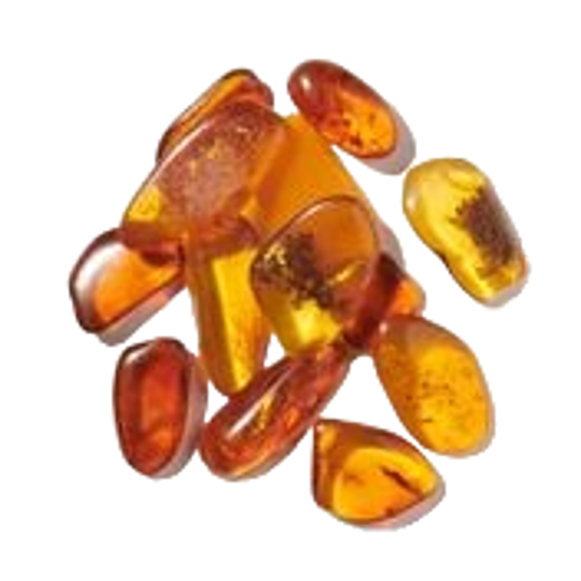 Cristales de ámbar>