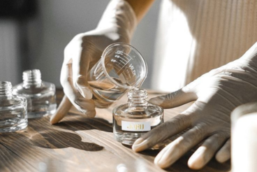 Perfume de nicho con un packaging elegante